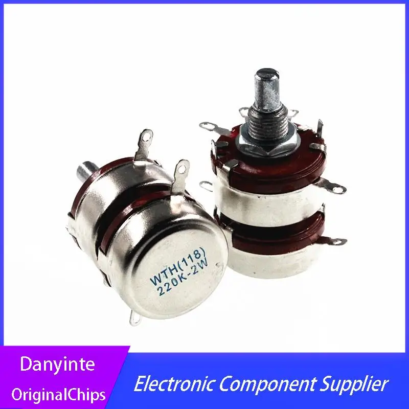 

NEW 1PCS/LOT WTH118 2W 220K WTH(118) 2 layer dual Potentiometer