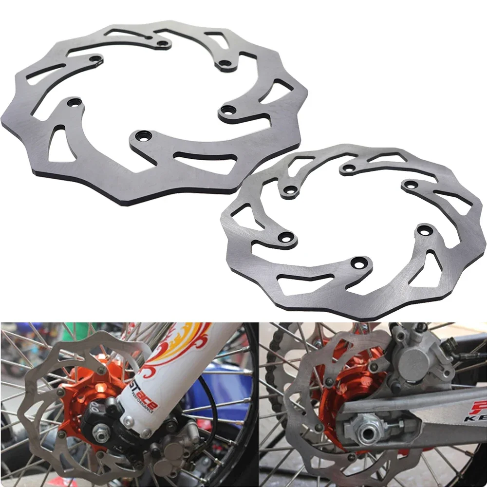 Front 260mm Rear 220mm Brake Disc Rotor Fit For KTM EXC 300 EXC-F 350 SX 125 200 SX-F 250 450 XC 500 XCW XCF 94-22 For Husqvarna