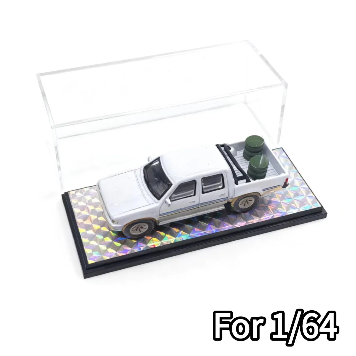 صندوق عرض أكريليك لمقياس 1:64 1:87 Tomica Bburago Spark Minichamps وقوف السيارات نموذج سيارة لتقوم بها بنفسك لعبة Diorama مصغرة الشكل