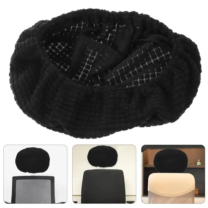 

Swivel Chair Headrest Cover Elastic Office Chair Head Pillow Cover Chair Headrest Protection Dustproof Pillow Cover Accessories