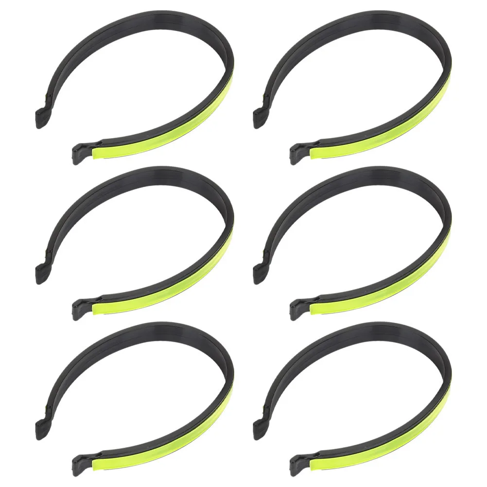 

Reflective Cycling Trouser Clips High Visibility Lightweight Bike Leg Bands For Night Riding Safety Universal Fit Pants