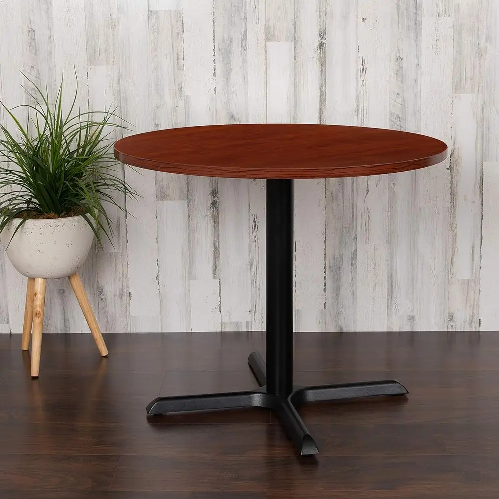 

36 Cherry Wood Multi-Position Round Conference Table