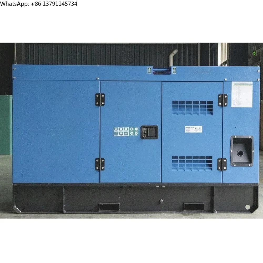 High Quality Industrial Soundproof Type die sel Generator  50kw/60kw/70kw/80kw/125kva die sel Generator Set