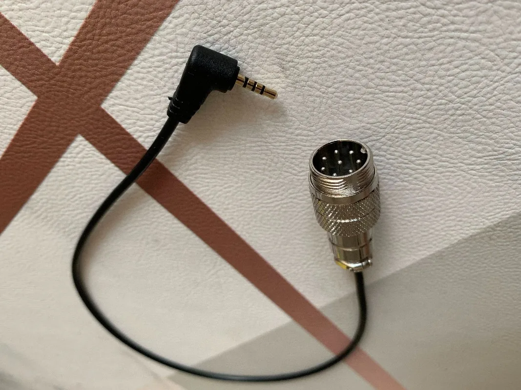 ICOM IC-705 microphone 8-pin plug adapter