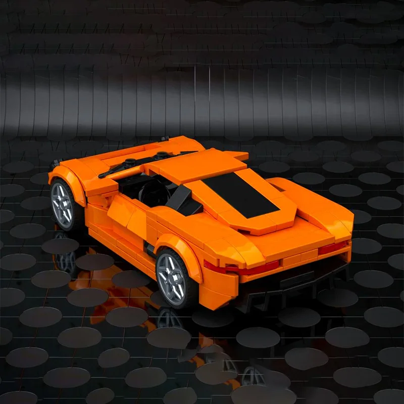 Speed Racing Car Model MOC Building Bricks C-X75 Top Tier Sports Car Modular Technology Children Holiday Gifts Assemble Toy Suit