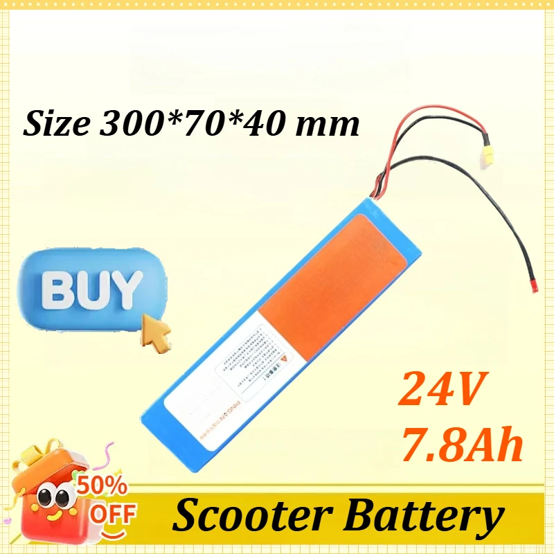 

24V/36V/48V 7.8Ah/10Ah/12Ah/15Ah Scooter Battery for PVC Packaging Built-in for Electric Vehicle Power Lithium Battery Pack