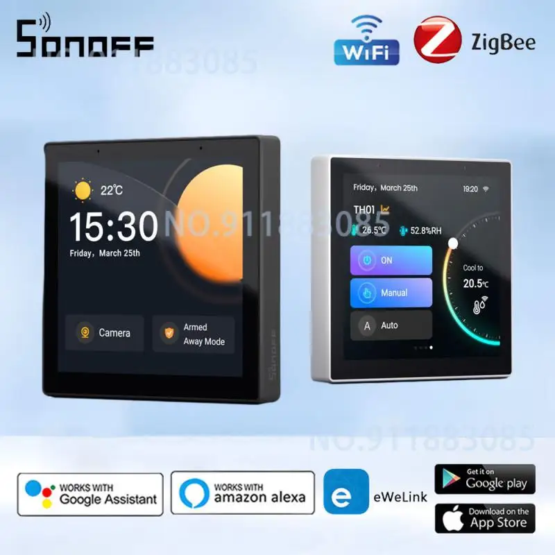 SONOFF NSPanel WiFi Smart Scene Switch LCD Display Thermostat All-in-1 Control Touch Screen Voice Control Via Alexa Google Home