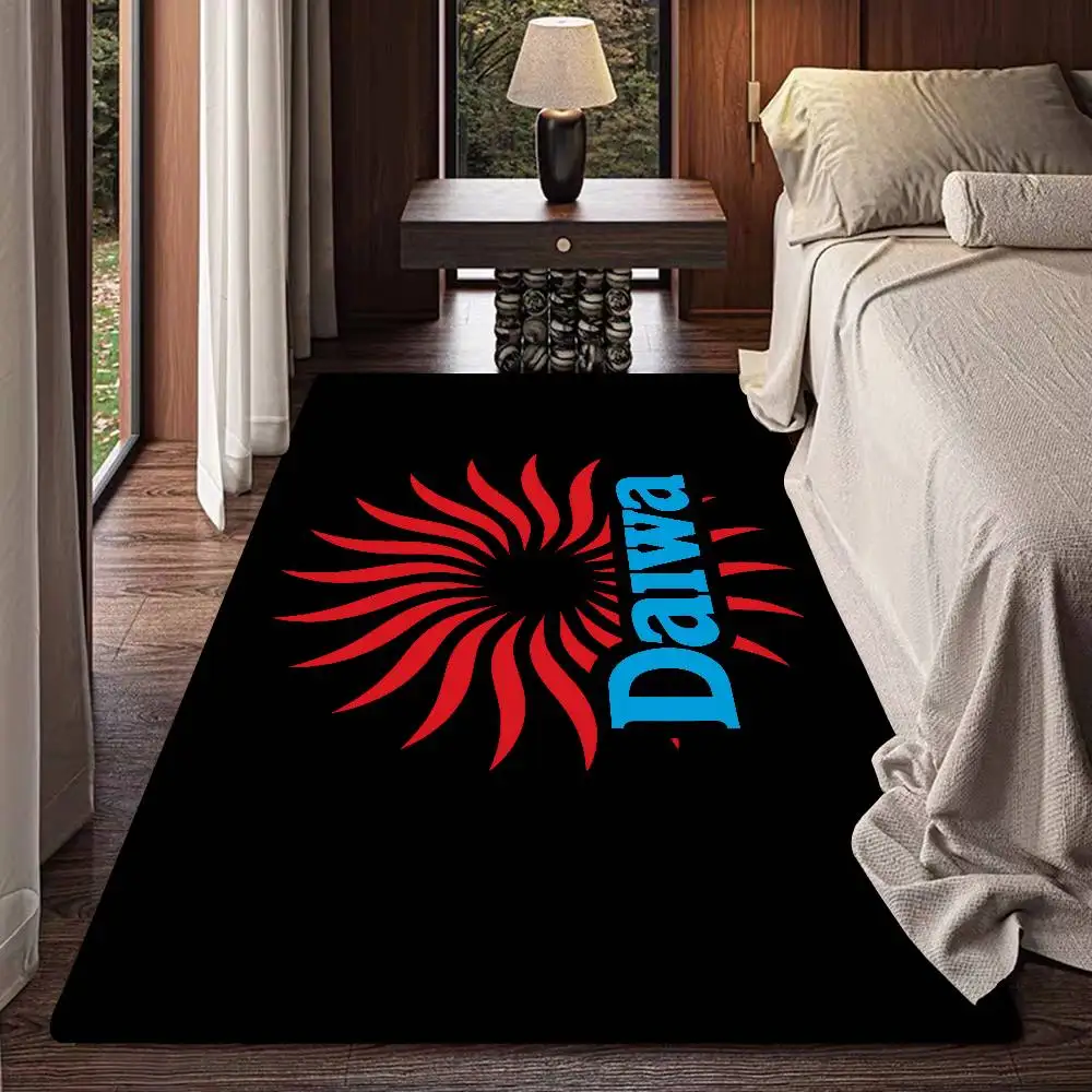 Classic Fishing Tackle Logo D-Daiwa Door Mat Kids Room Bedroom Decoration Balcony Anti-Slip Doormat Living Room Doormat Area Rug