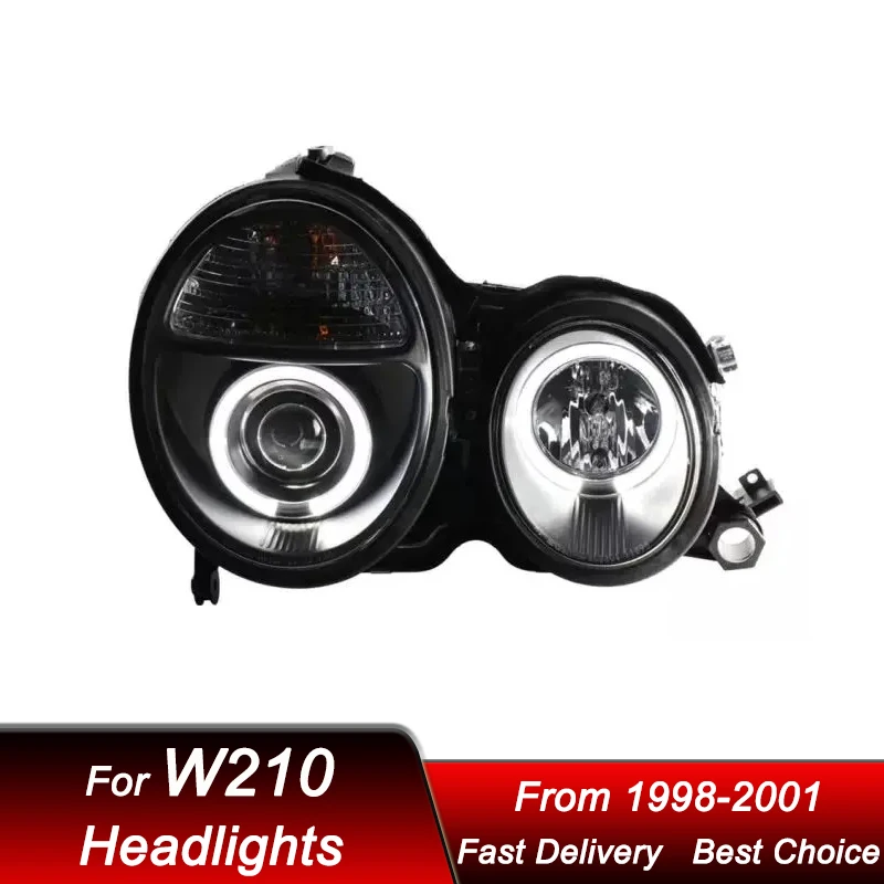 Car Headlights For Mercedes-Benz E Class W210 1998-2001 new style LED Auto Headlamp Assembly Projector Lens Accessories Kit