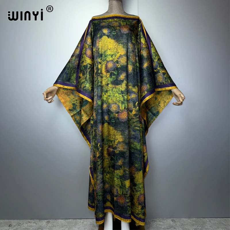فستان كافتان طويل من WINYI بتصميم بوهيمي أنيق للنساء، مناسب للحفلات المسائية، عباءة إسلامية فاخرة بأسلوب دبي 28