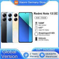 Global Version Xiaomi Redmi Note 13 4G Snapdragon 685 Octa Core 6.67'' AMOLED 120Hz 108MP Real Camera 5000mAh 33W Turbo Charging