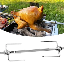 Universal Replacement Grill Rotisserie Spit Meat Forks 304 Stainless Steel BBQ Grilling Forks Fits Round Spit Rods