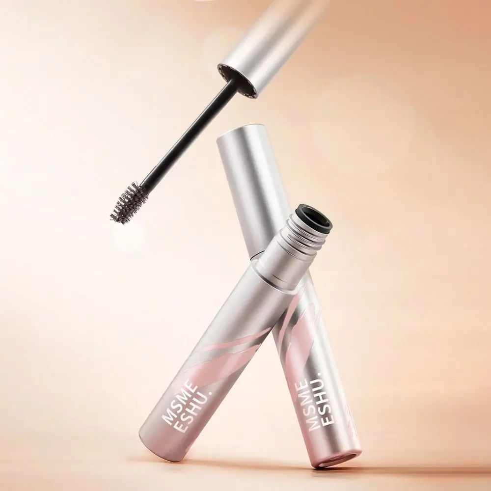 Natürliche Augenbrauen-Färbecreme, schweißfest, langlebig, Augenbrauen-Färbestift, wasserfest, mit Klapppinsel, Augenbrauen-Mascara, Augenbrauen-Styling