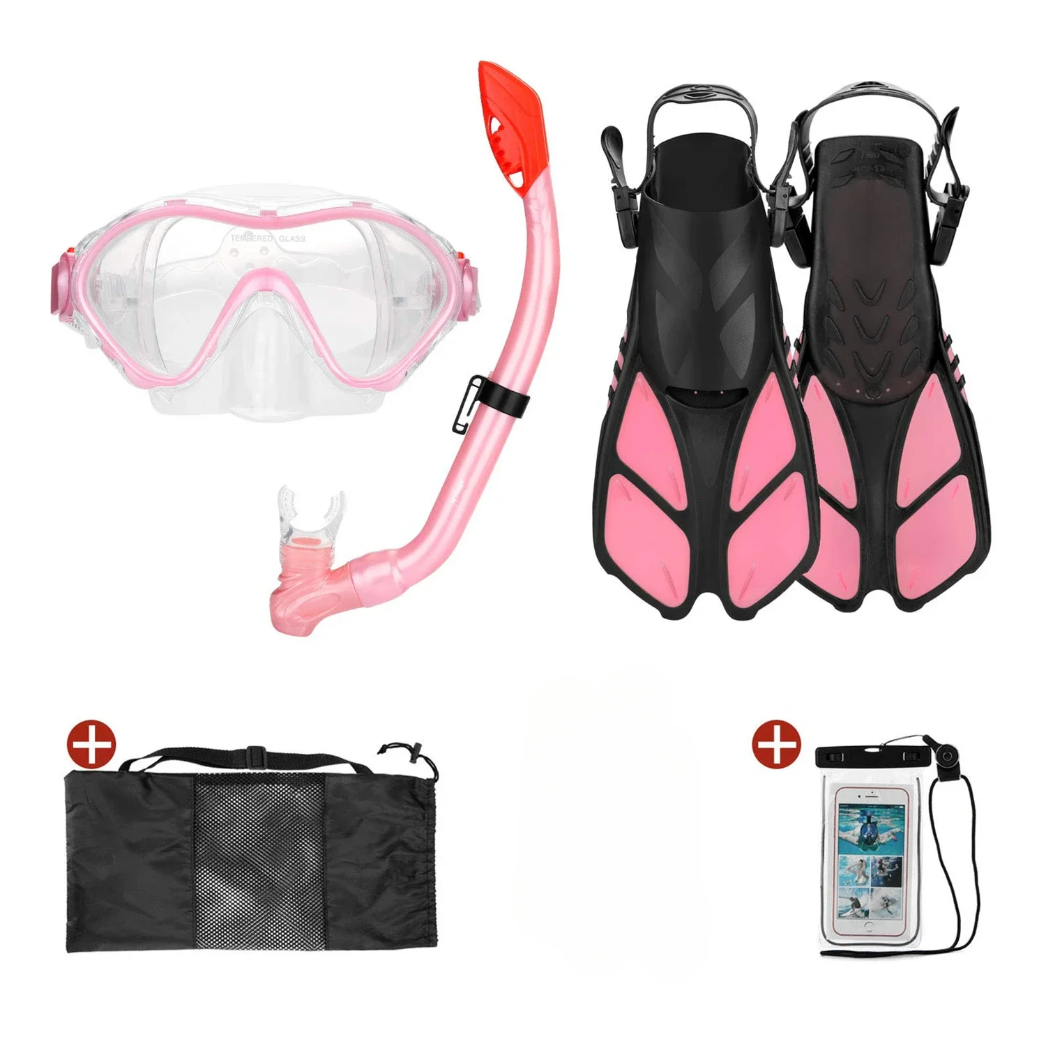 Children's diving goggles full dry snorkel children's fins frog shoes snorkeling Sanbao snorkeling three-piece diving set