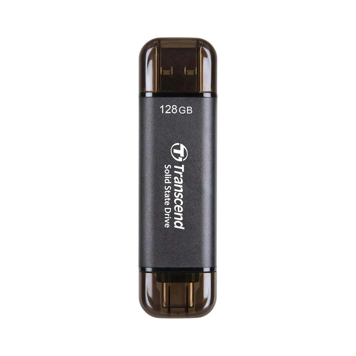 

Внешний SSD-накопитель на 128 ГБ со скоростью 1050 МБ/с, с двумя портами USB-C и USB-A для устройств iPhone, iPad, Mac, Windows, Android