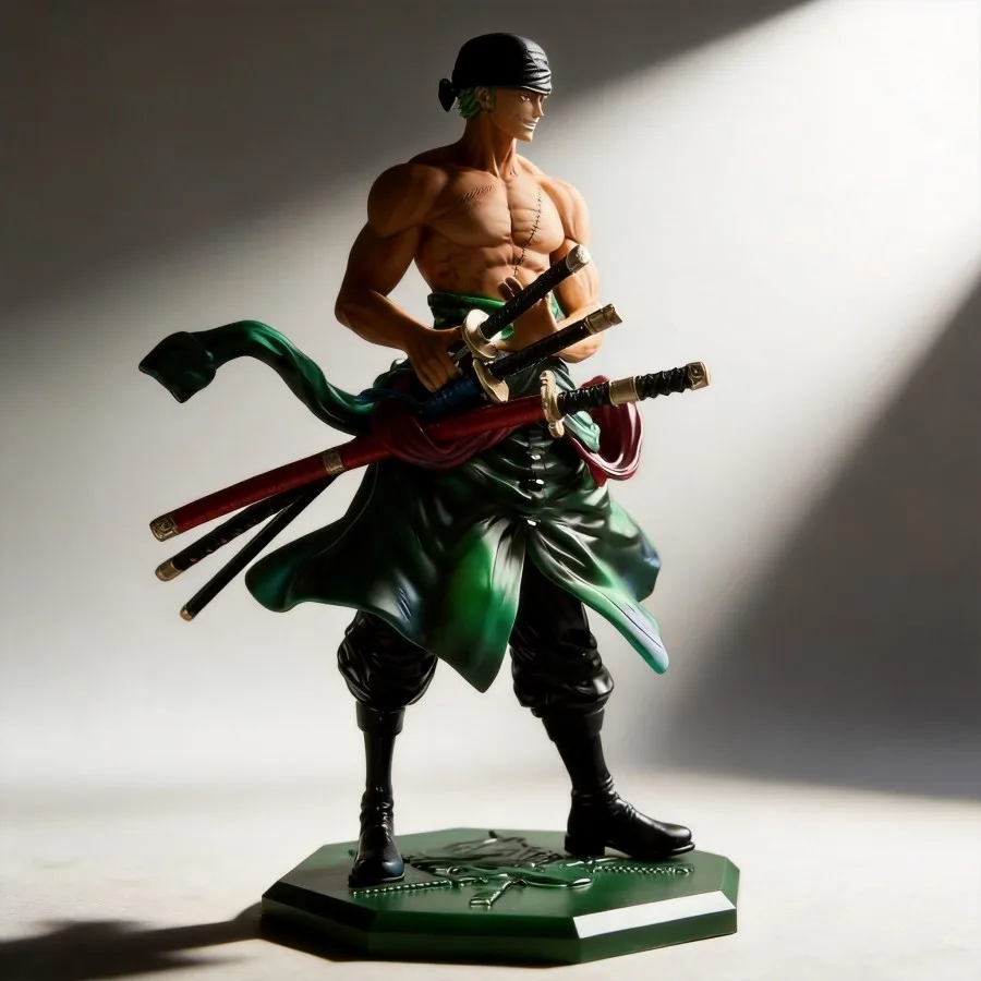 

Коллекционная фигурка Ророноа Зоро из One Piece, 26 см, аниме-декор, украшение для рабочего стола, подарок для фанатов, коллекционная вещь
