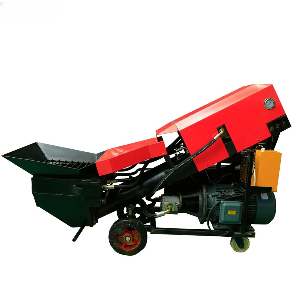 Electric & Diesel-Powered Inclined Concrete Transfer Pump - High-Efficiency Portable Model for Construction Sites