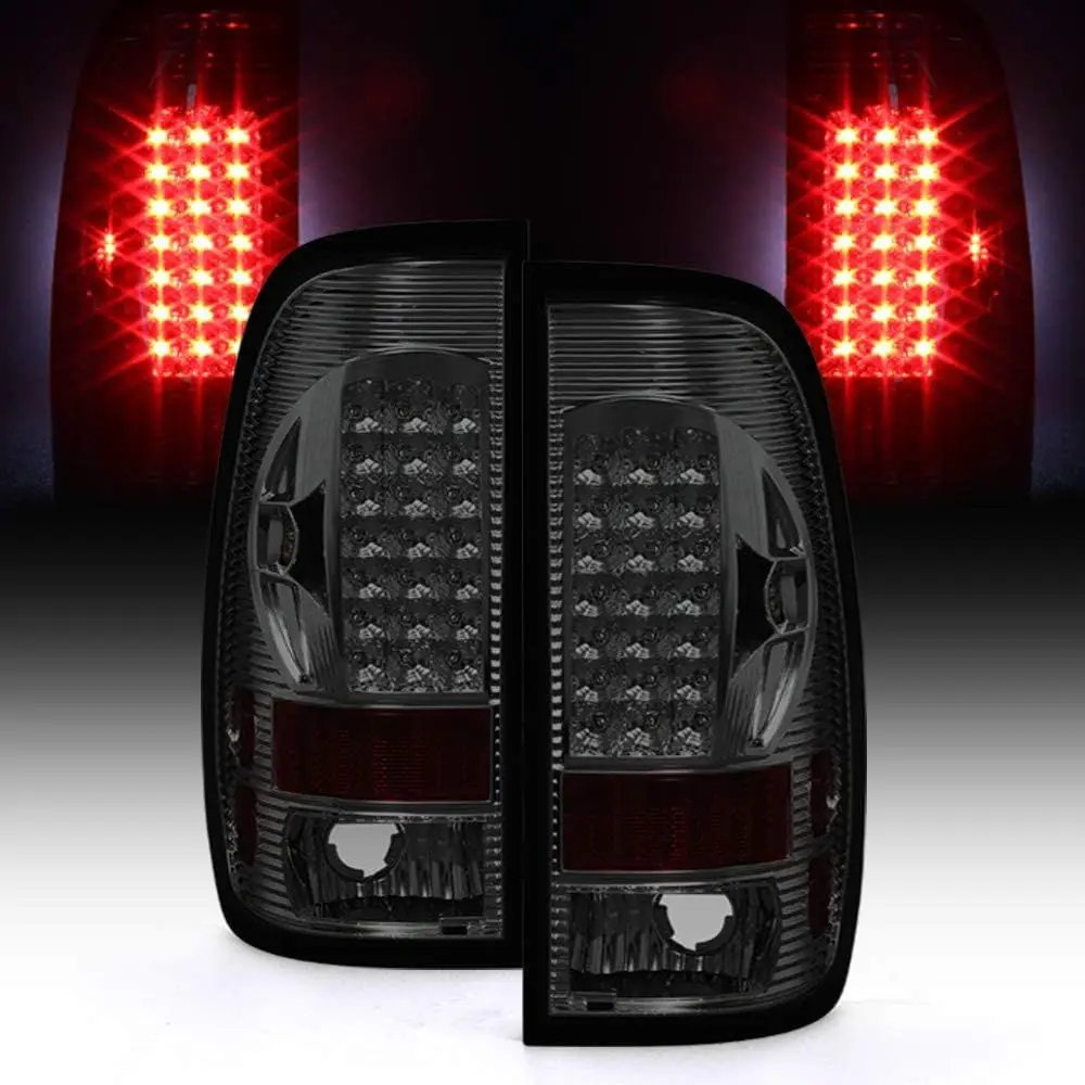 

- For Smoked 1997-2003 Ford 150 99-07 F250 F350 Superduty LED Tail Lights Brake Lamps