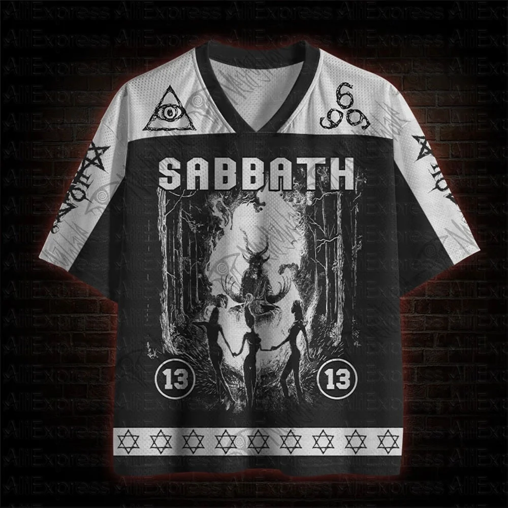 2026 New Movie Sports Fashion Adult and Children's Short Sleeve V-neck Street Eye Clothing Gothic Style Horror Fans Gift
