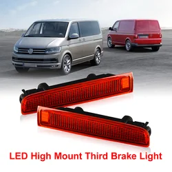 2Pcs LED High Mount 3rd Brake Light Rear Stop Lamp For VW T5 T6 Eurovan/Multivan/Caravelle/Transporter(Barn Door Model Only)
