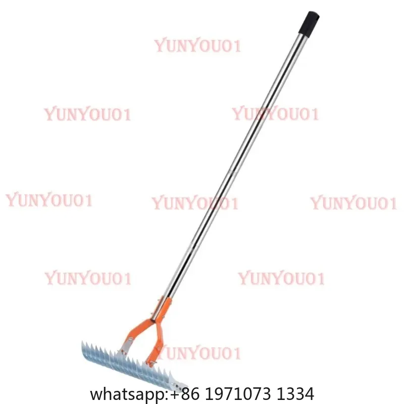 Lawn Thatch Rake, Multifunctional Lawn Combing Rake Garden Garden Rake