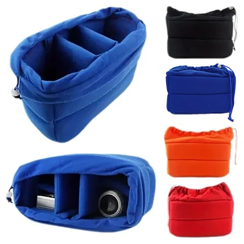 Camera SLR Soft Bags Lens Case Velvet Photography Protective Storage Drawstring Bags for Canon for Nikon for Sony DSLR Cameras