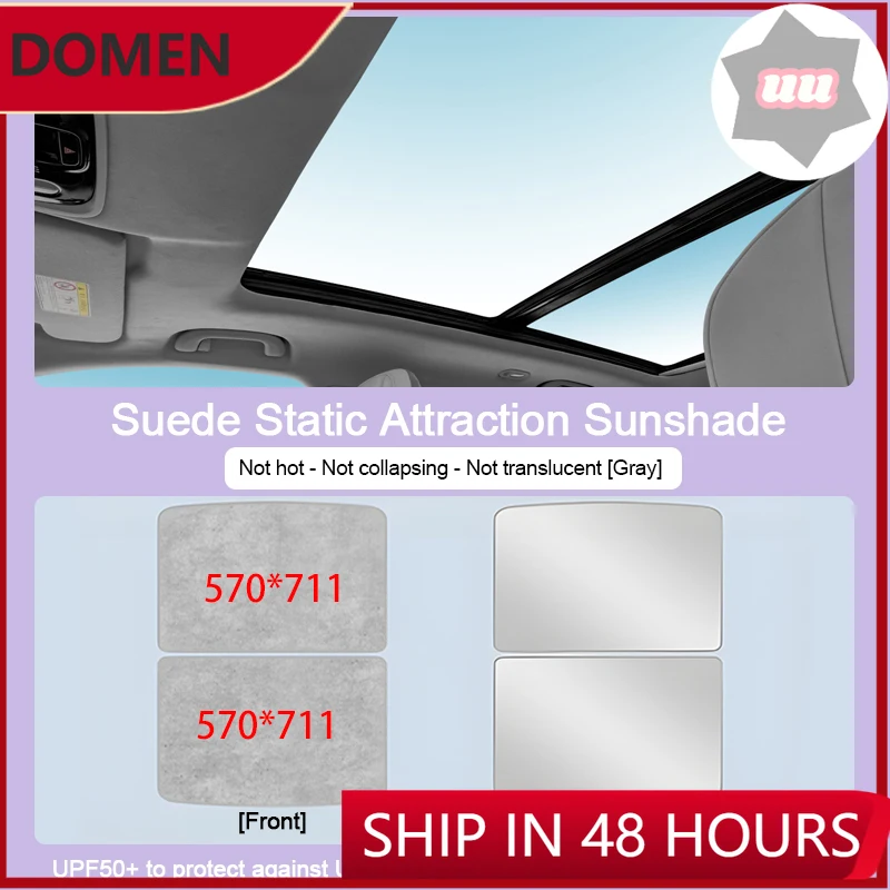 

New For Jetour X90 Car Accessories Shanhai L9 2019-2025 Car Shades Electrostatic Adsorption Skylight Camping Shading Sunshade Pa