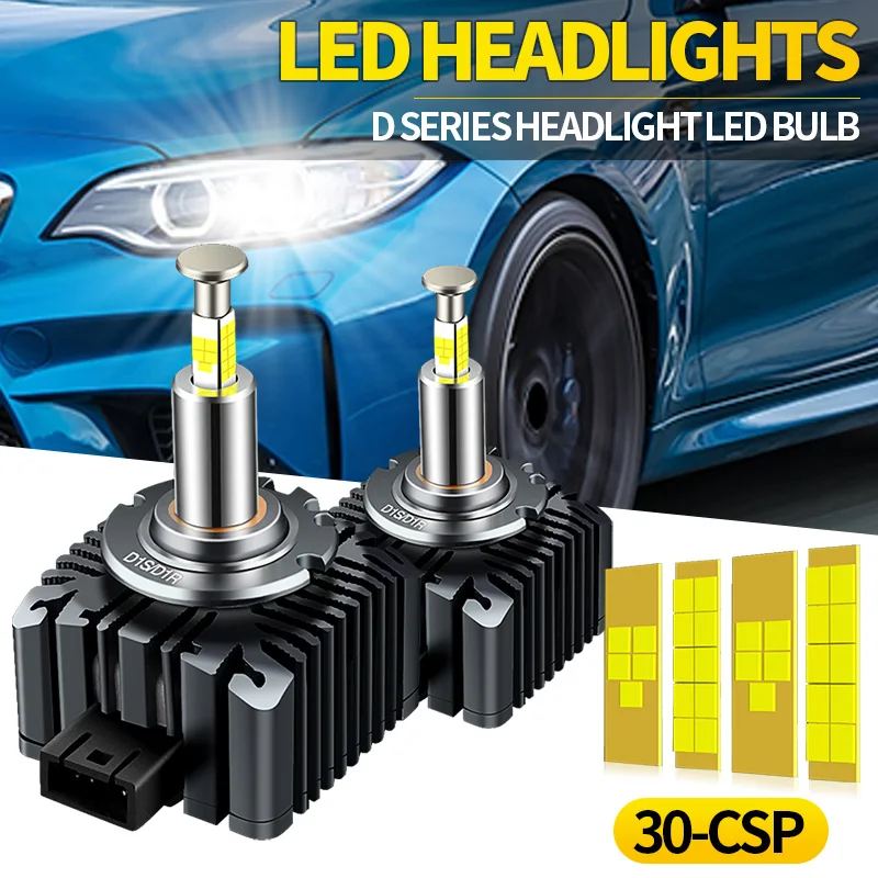 

2 шт. D3S D1S светодиодные фары D3S 360 LED Canbus без ошибок 1:1 HID D1R D3R Автоматическая лампа 30000LM Plug&Play Turbo светодиодная лампа для автомобиля