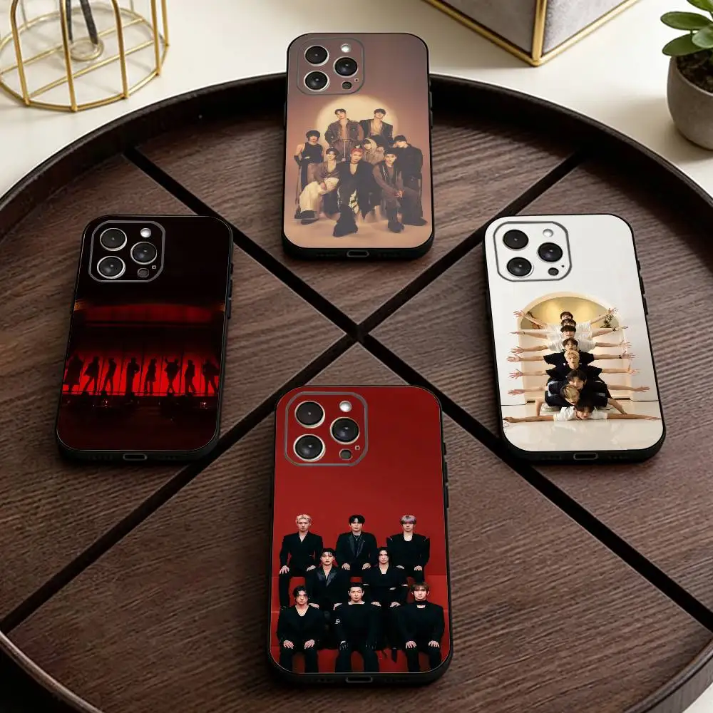 

A-ATEEZ In Your Fantasy Phone Case For iPhone 17,16,15,14,13,12,11 Plus,Pro Max,XS,Soft Silicone Black Cover