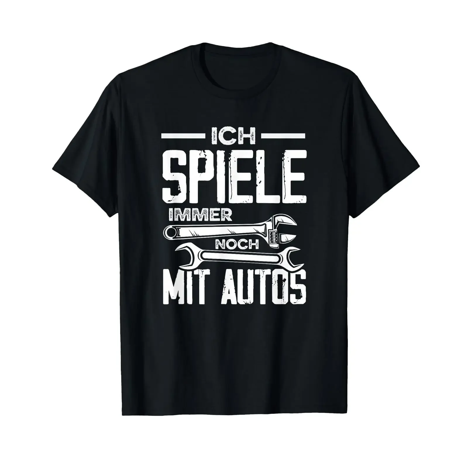 Ich Spiele Immer Noch Mit Autos Tuning Kfz Schrauber Motor T Shirt vintage Washed Stylish Top For Everyday Wear fashion