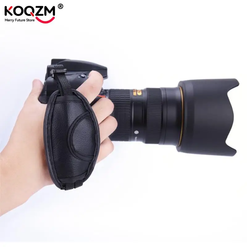 Correa de Cuero PU Negra para Cámara DSLR – Sony Nikon Canon - imagen 2