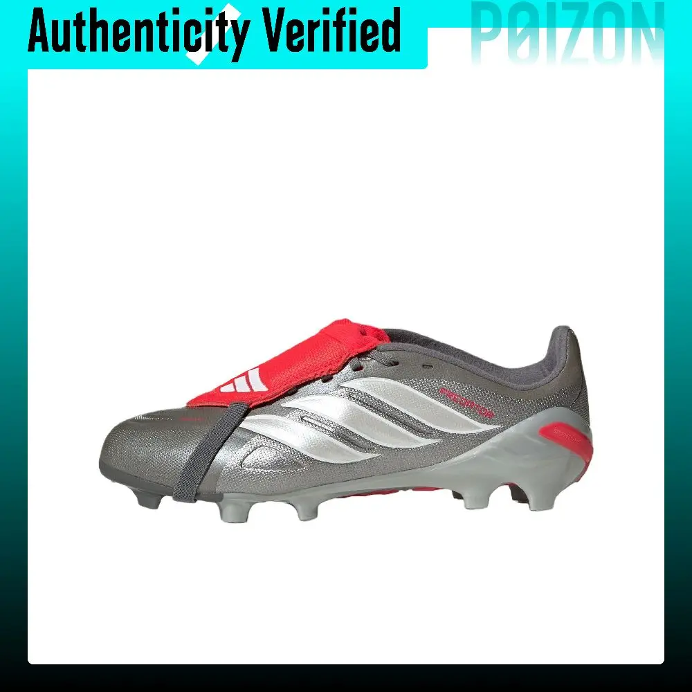Adidas PREDATOR LEAGUE FG Firm Ground Soccer Shoes Unisex Gray White JS0426