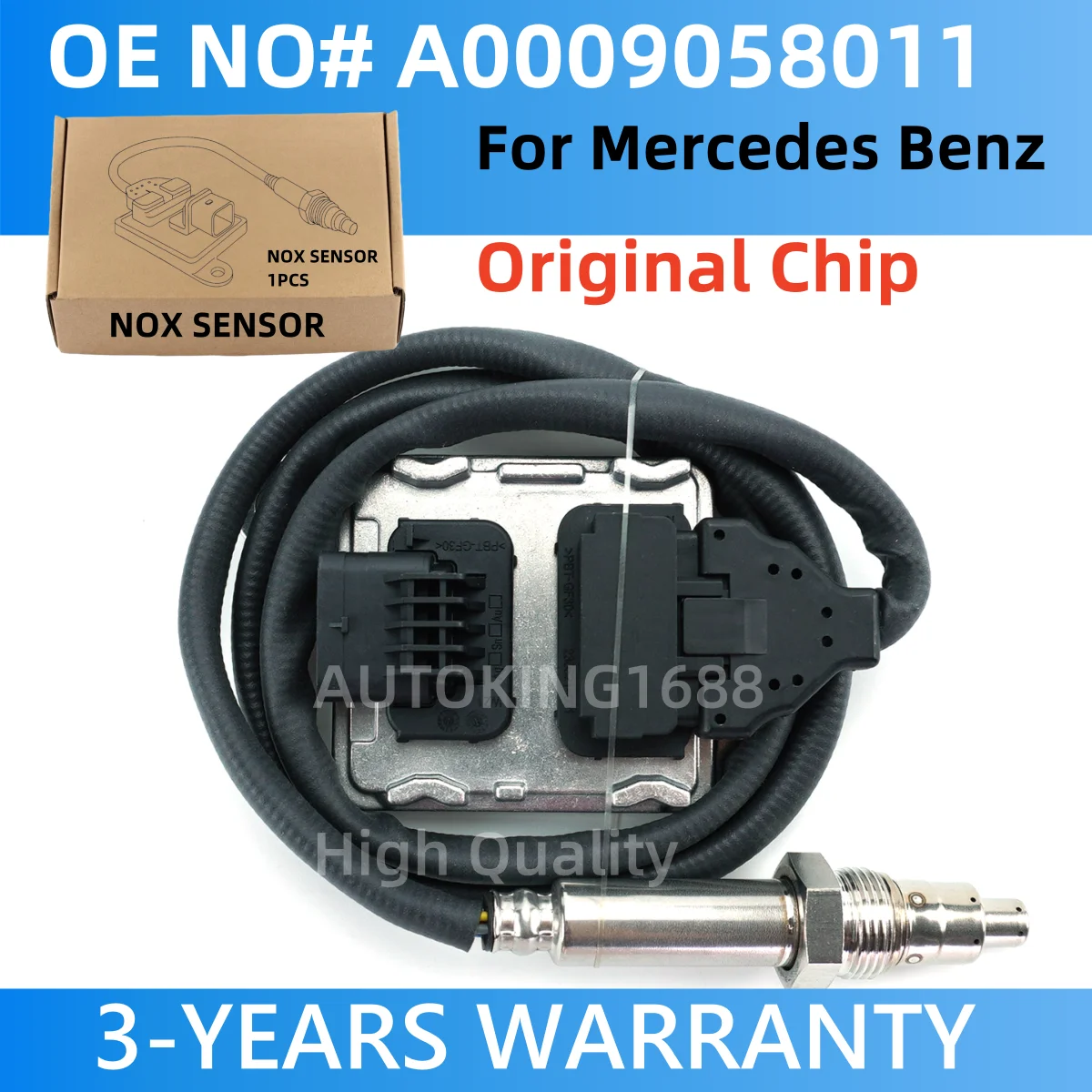 Original Chip  High Quality NOx Sensor A0009058011 0009058011 For Mercedes-Benz W213 W222 W238 W257 W447 C200 Vito Sprinter