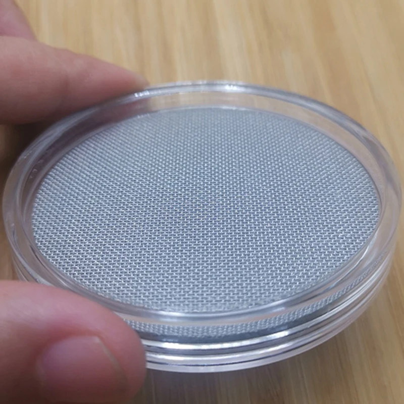 1PC Puck Screen/Espresso Portafilter Lower Shower Screen/Contact Screen - สแตนเลส 100 ไมโครเมตร