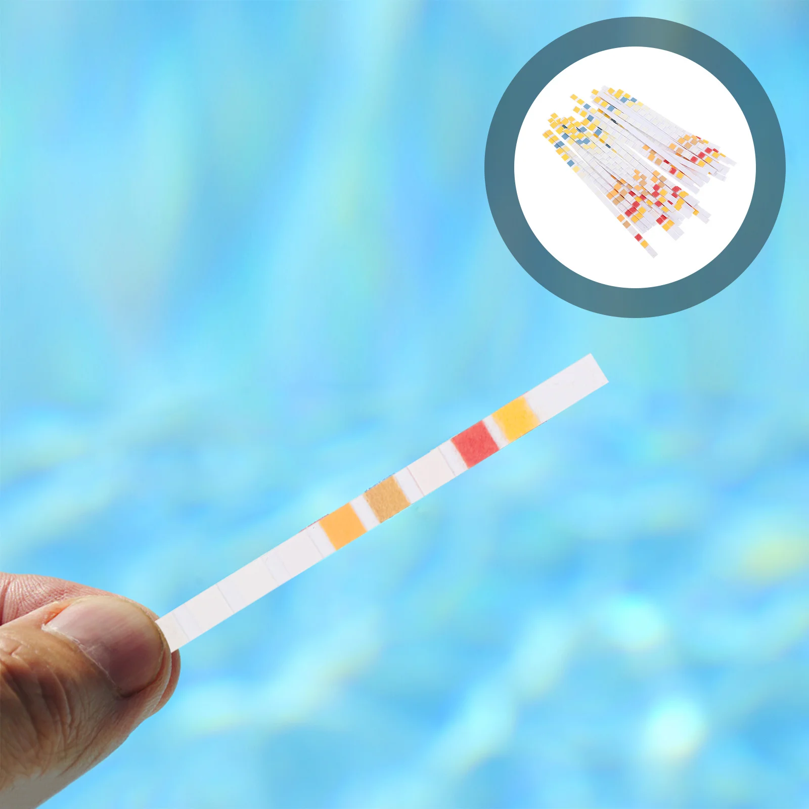 

100Pcs Water Quality Test Strips Accurate Pool Hot Tub Spa Drinking Water Tester Kit Reliable Freshness Pool Test Strips