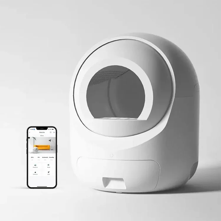 zz WIFI Auto Electric Cat Toilet Tuya APP Self-cleaning Smart Pet Automatic Robot Cat Litter Box For Cats