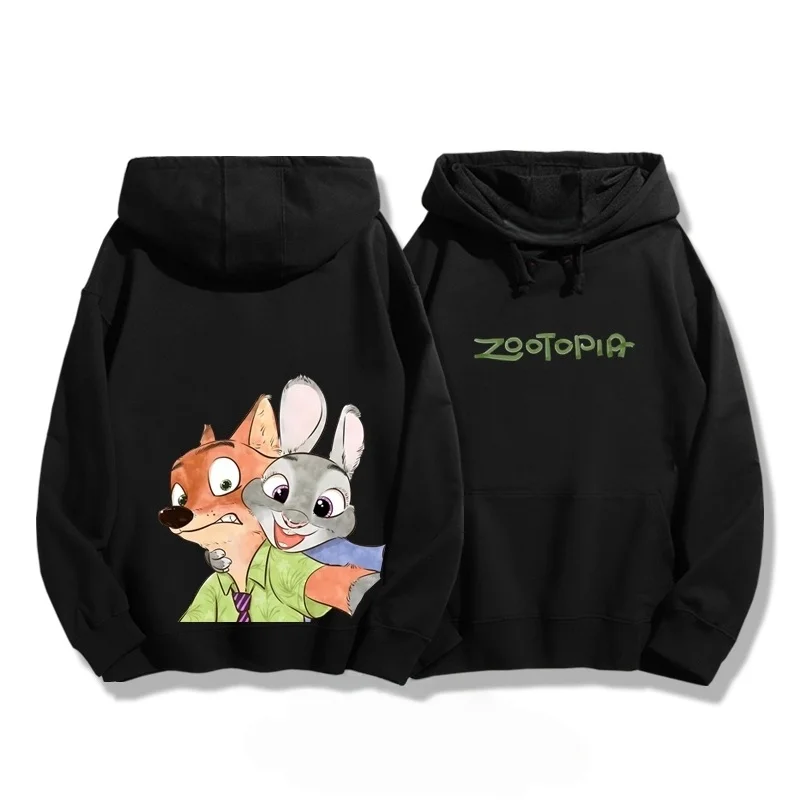 

Zootopia 2 Judith Nick, мультяшная пара, осень/зима 2021, мужская и женская толстовка из фильма аниме, детская толстовка унисекс