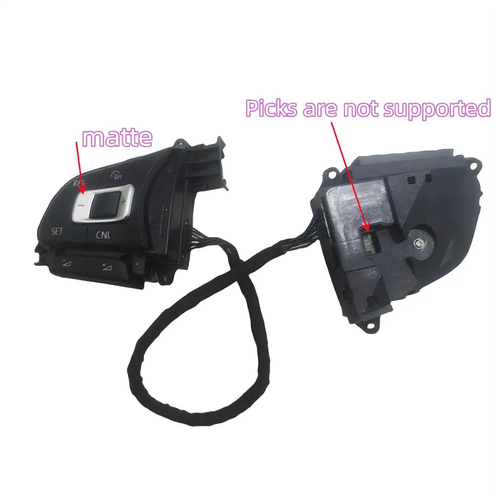 Кнопка рулевого колеса 6C0 959 442A 6C0 959 442F OEM подходит для моделей POLO Sharan Vento Jetta Switch красная подсветка