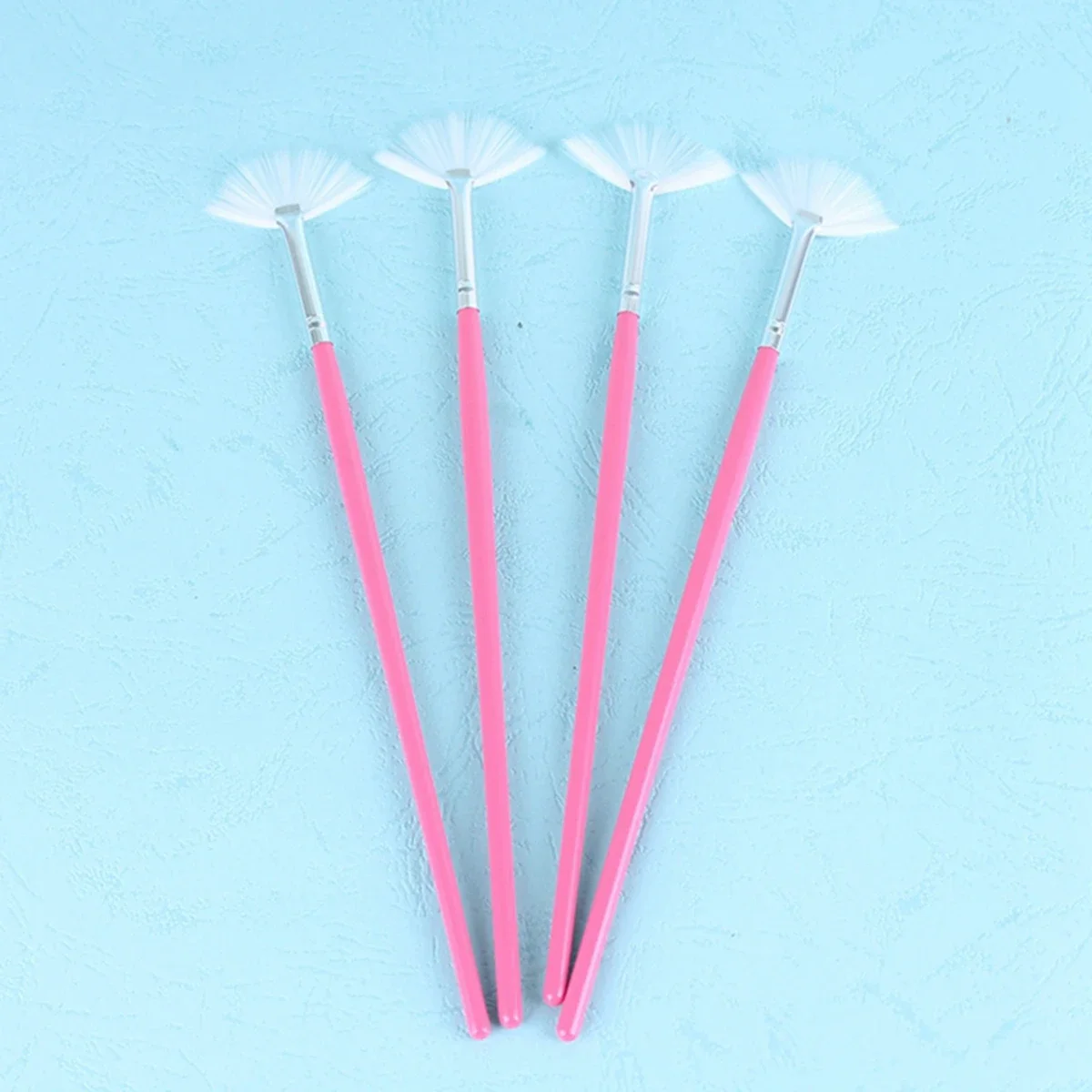 Women Nail Care Nail Art Gradient Brush Fan Pen Shaking Chalk Light Nail Shining Pink Brush Nail Desk Pen Ladies Nail Tool