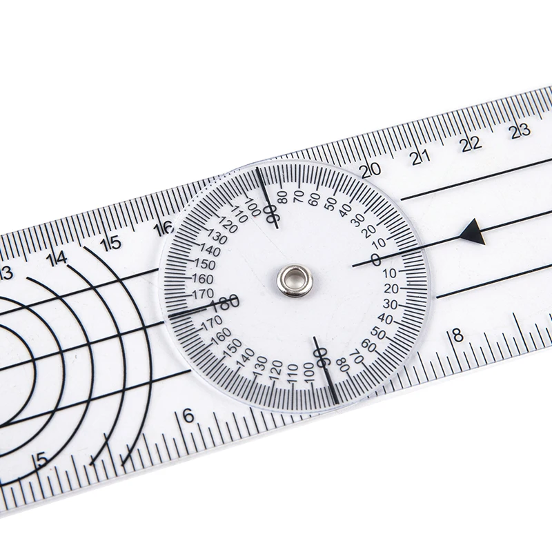 360 Degree Goniometer Angle Medical Spinal Angle Ruler Angle Inclinometer Ruler Protractor Angle Finder Measuring Tool