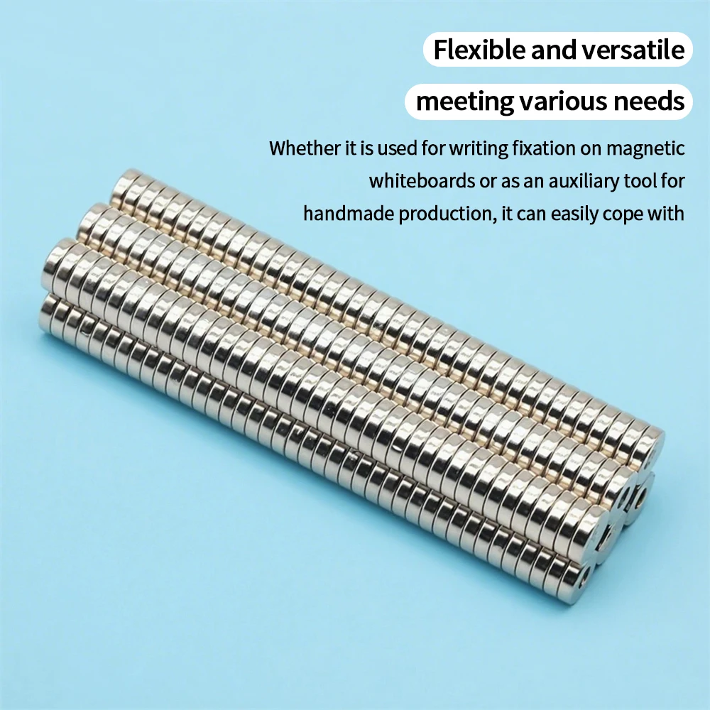 Powerful NdFeB Magnet 10x3mm Cylinder Mini Portable Sticky Firmly For Lamp Installation Door Gap Buffer Craft Decoration (111)