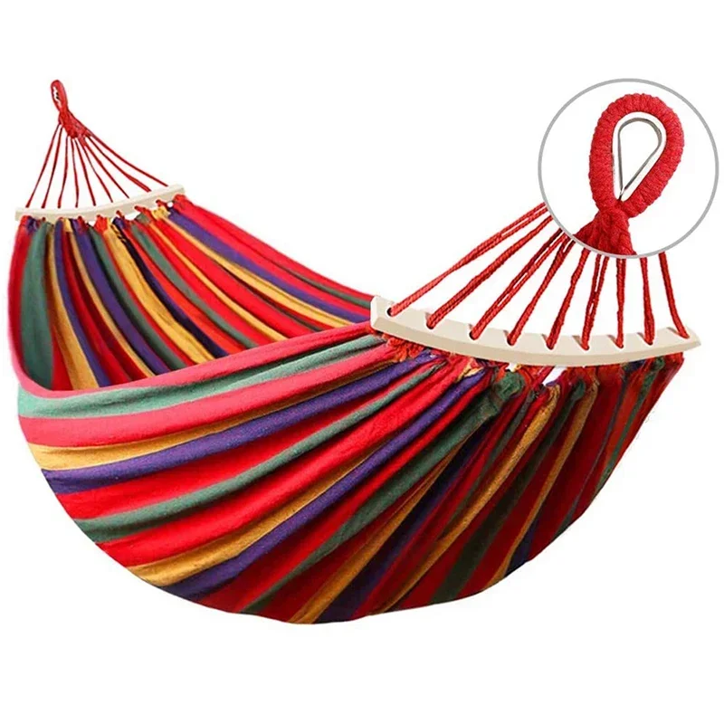 

Camping Hammock For Single Portable Garden Yard Patio Leisure Parachute Hammock Swing Travel