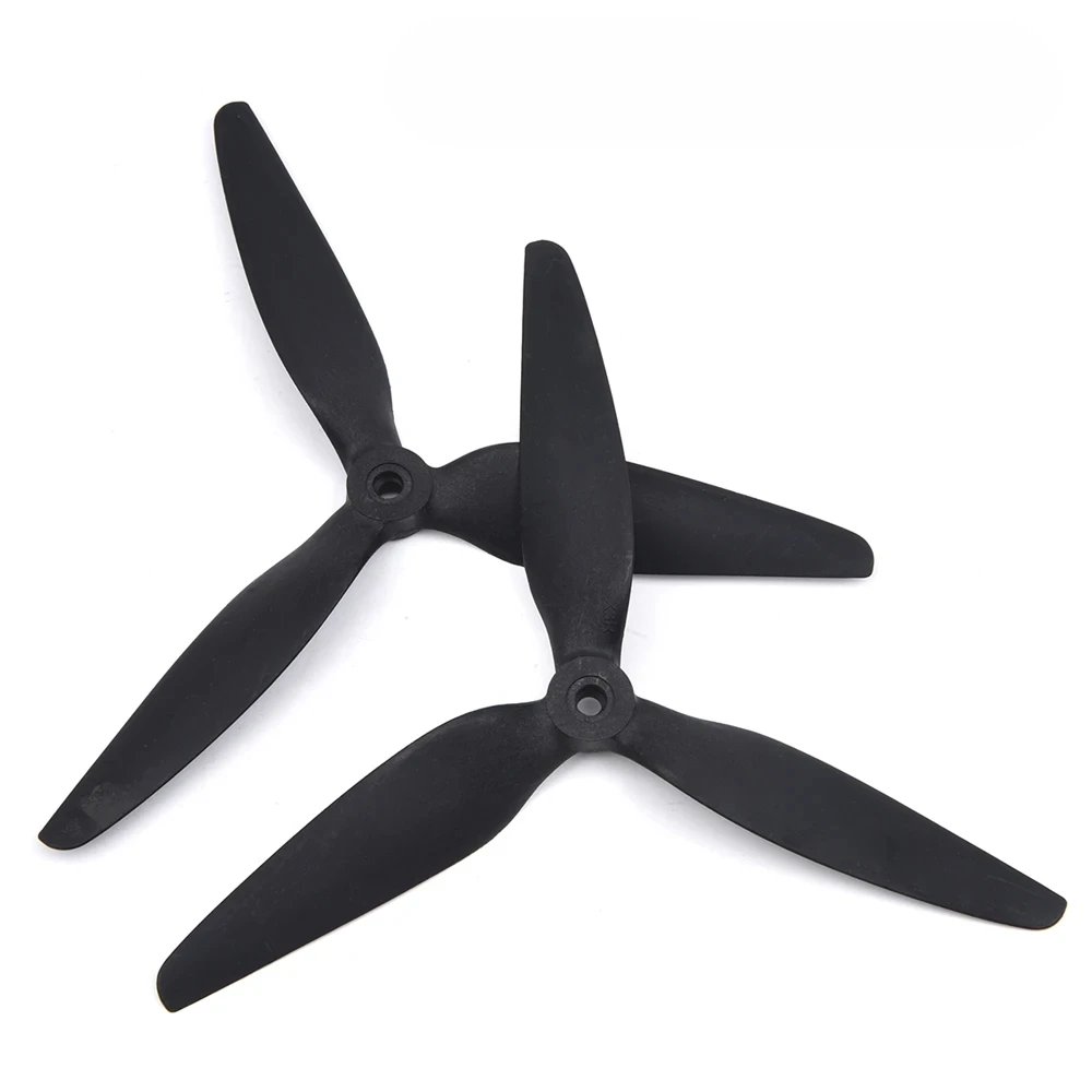 2/4/6 Pairs HQProp 8x4.5x3 8045 8inch CW CCW 3 blade/tri-blade Black-Glass Fiber Reinforced Nylon Propeller FPV Prop