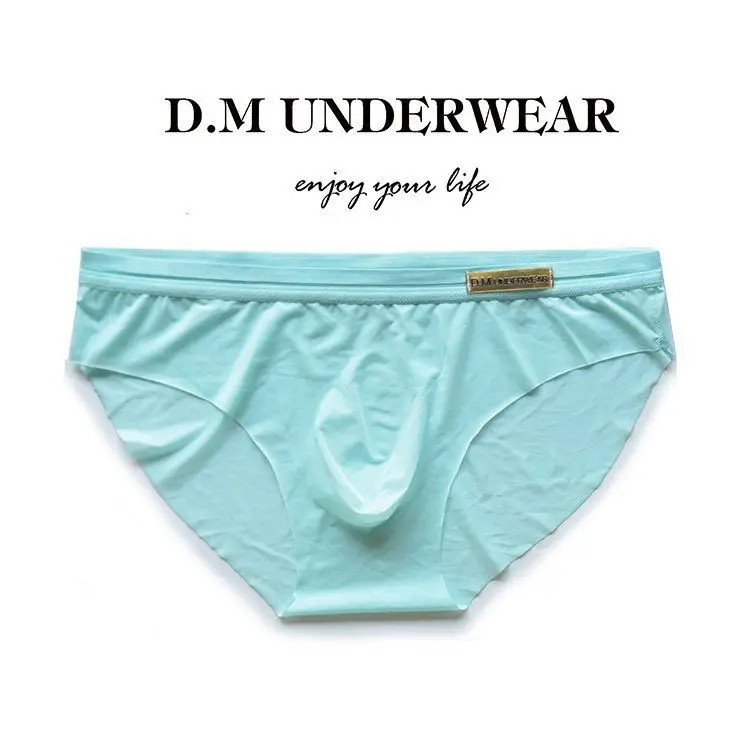 New Design Men's Underwear Low Waist Triangle Pants Male Summer Cool Breathable Comfortable Soft Brief Underspants
