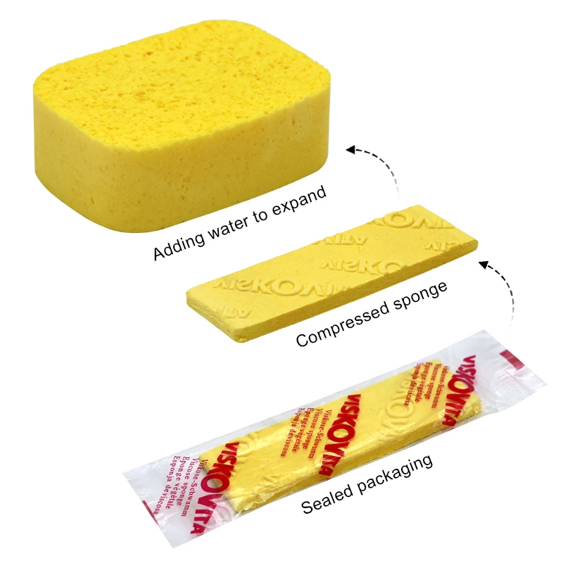20Pcs Dental lab Viscose Sponge Absorbent Sponge Good Quality For Applying Porcelain