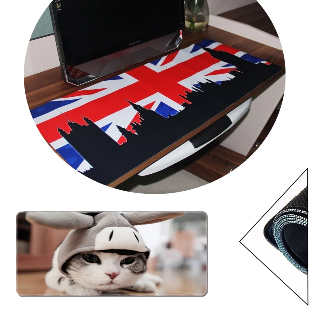 

Gabinete Gaming Para PC Mousepad Non-Slip Mat Desk Keyboard Mice Playmat For World Of Warcraft CSGO For Valorant Office Mausepad