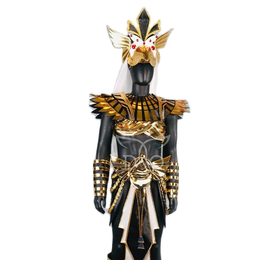 

New Performance Dress Bar Nightclub Men's A King Gold Egypt Gogo Opening Celebration Nightclub Exotic Style Large Party DS Set