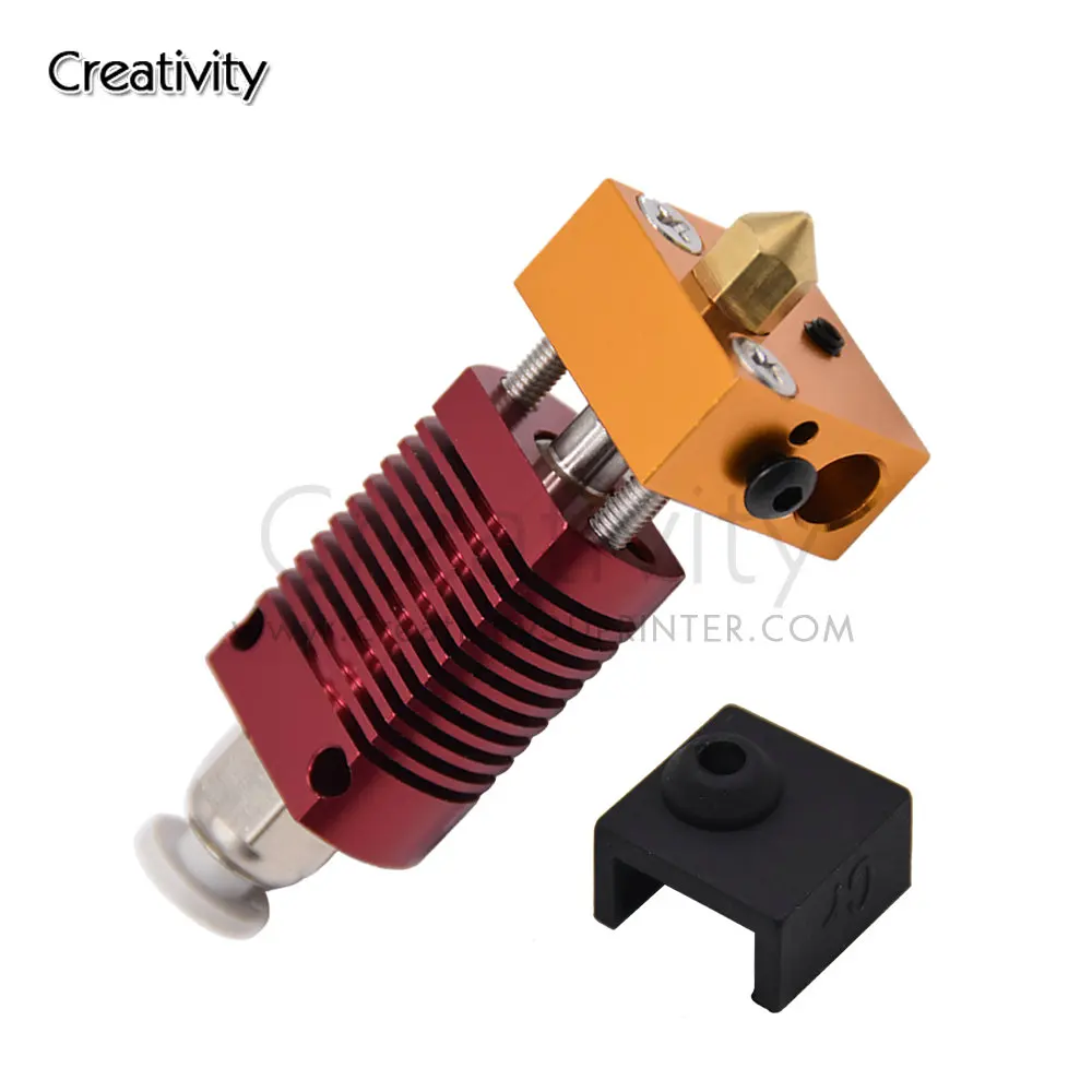 

Free Shipping 10pcs 3D printer parts MK8 silicone socks 0.4mm Extruder Hotend Kit Hot End Kits for Ender3 Ender5 CR10