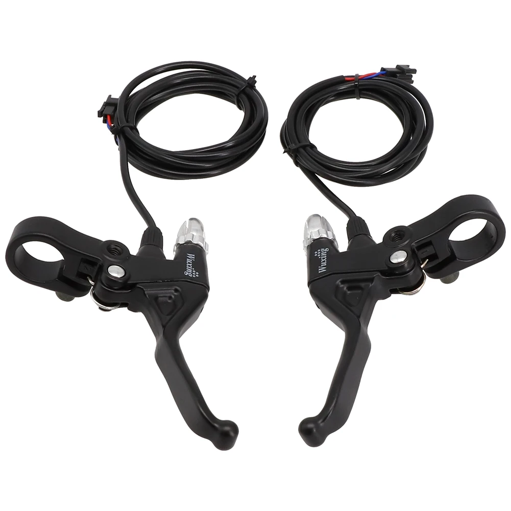 1 Pair Brake Levers Black Cutout E-bike Electric Lever Mechanical Short Wuxing 150CM 49PDD Aluminum Alloy Usefully Accessories