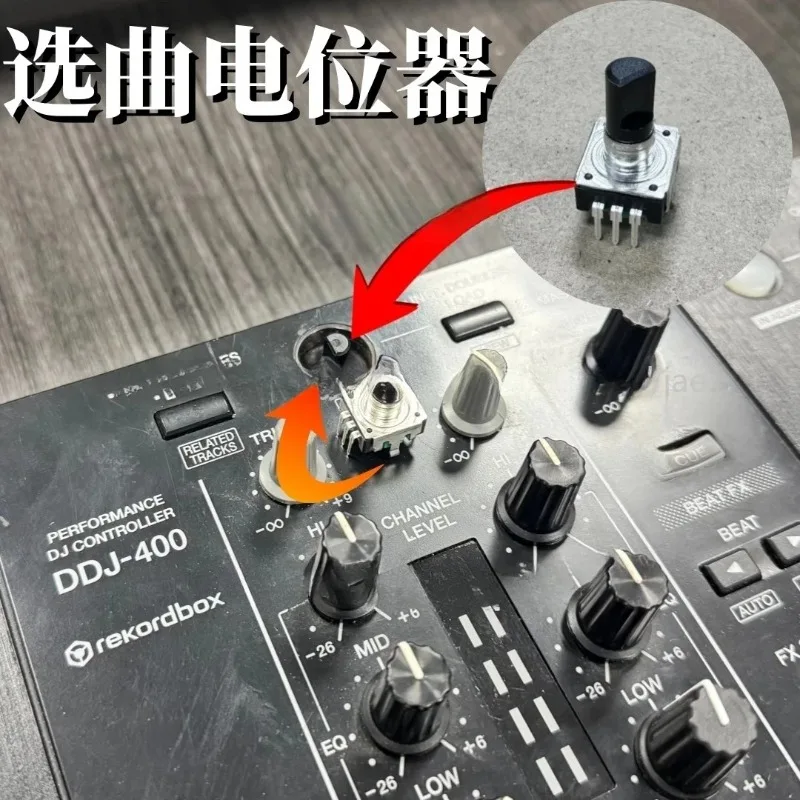 For Pioneer DDJFLX4 400 FLX6 REV1 SB3 2 RB Music Selection Potentiometer DSX1138 DSX1082